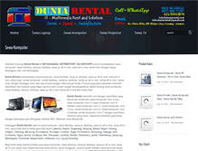 Tablet Screenshot of duniarental.com